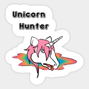 Unicorn Hunter Sticker